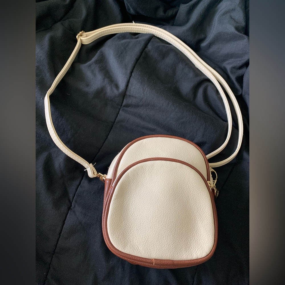 Beibaobao tan and brown cross body bag *NWoT*